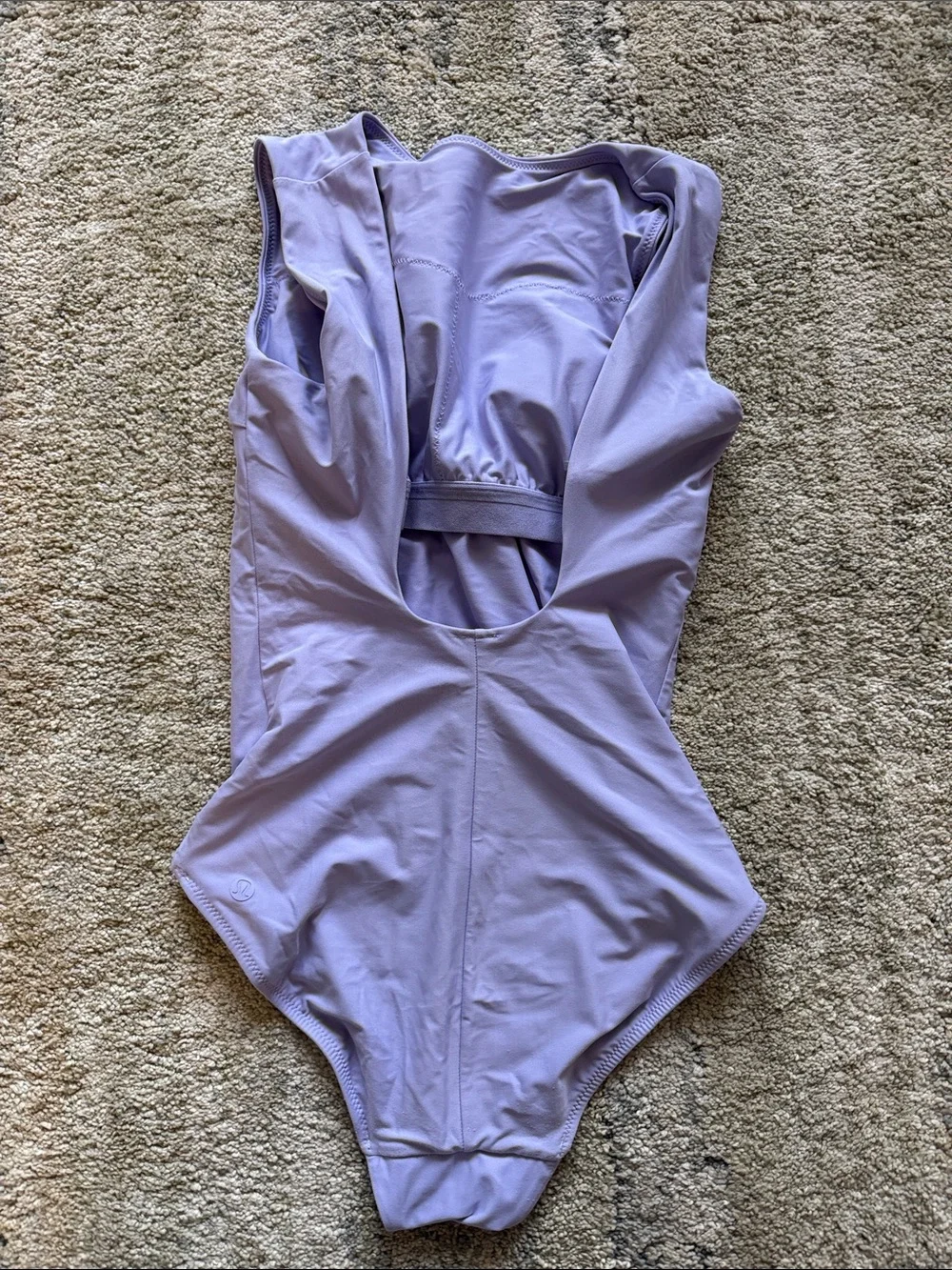 Lululemon XS Lilac Waterside High Neck One Piece Swimsuit